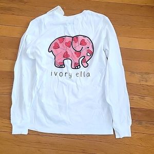 NWT ivory ella valentine shirt